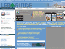 Tablet Screenshot of lebguide.com